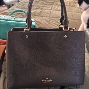 Kate Spade Black Pebbled Leather Tote